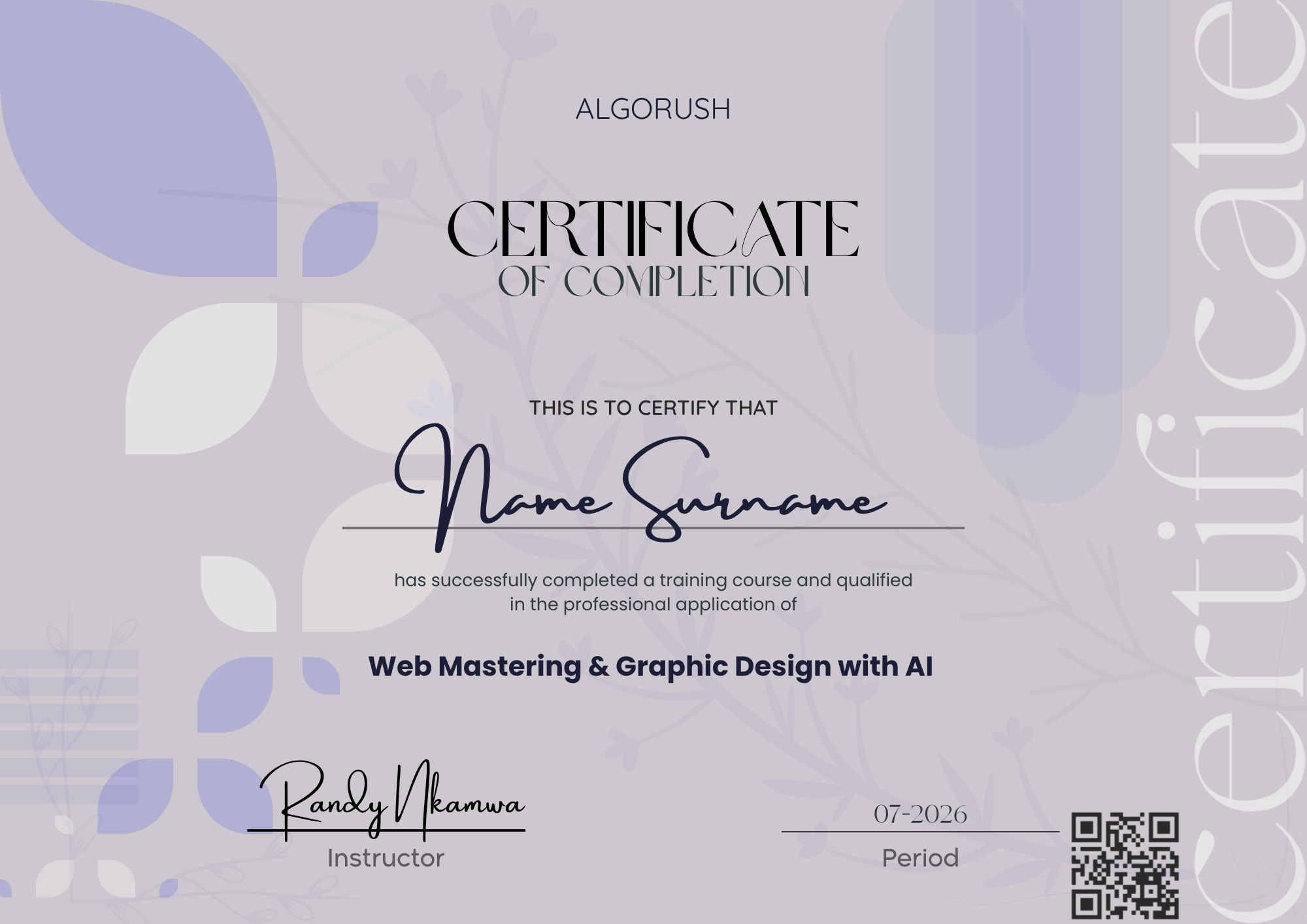 Certificat 2