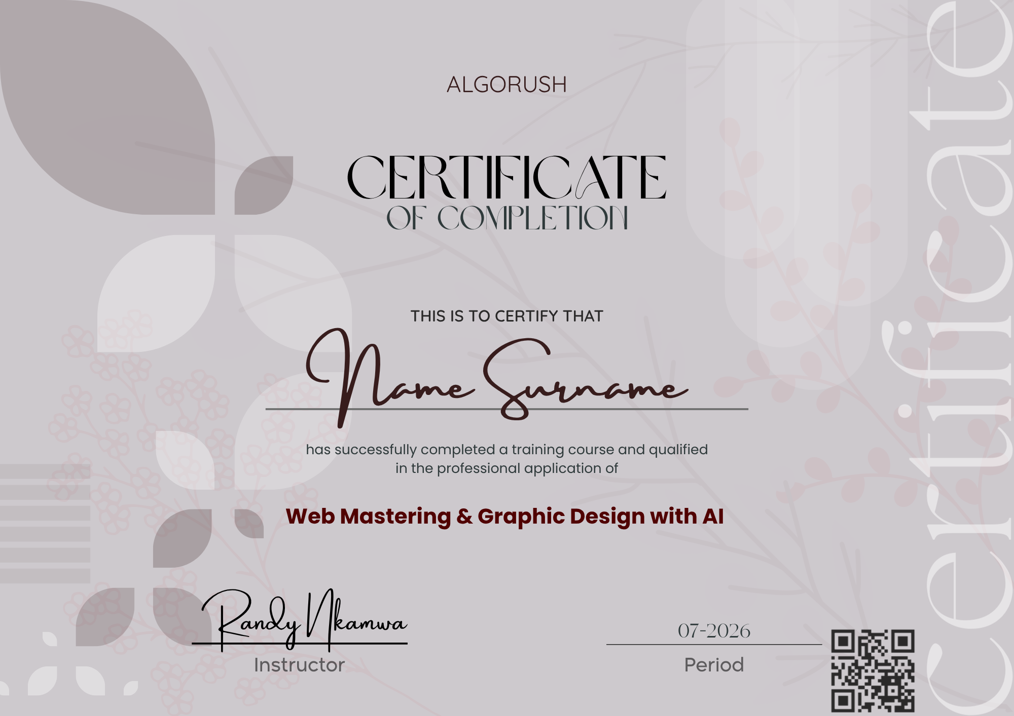 Certificat 3